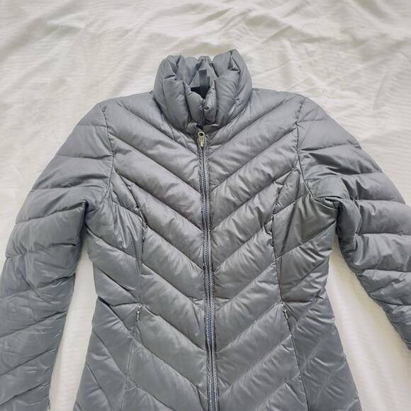 Patagonia Women’s Gray Down Puffer Coat – Size XS – Style 28407FA17 Longline - Picture 5 of 13